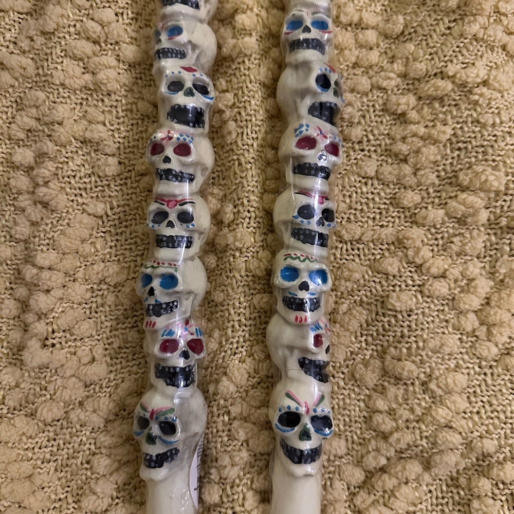 Skull Design Decorative Sticks